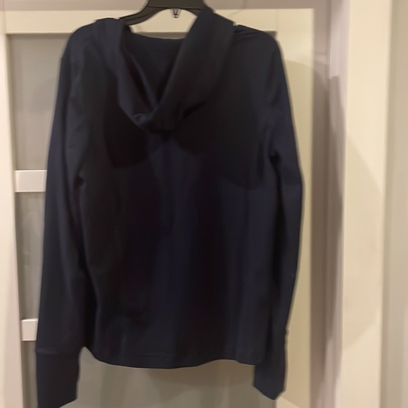 J. Crew Fitted hoodie in Signature flex XL NAVY BLUE - Picture 2 of 2